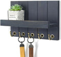 Rebee Vision Key Holder Wall Mount with Shelf for Room Decor, Royal Blue by REBEEVISION