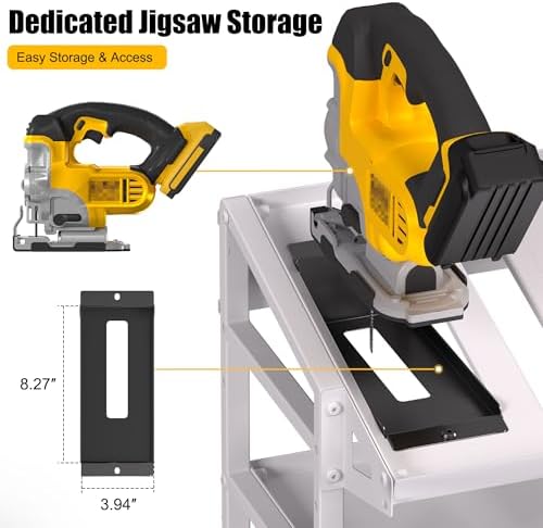 Heavy Duty Metal Circular Saw Holder Wall Mount for 7-1/4" Saws - Image 6