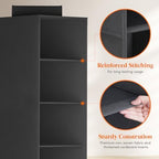 Lifewit 10 Section Hanging Hat Organizer for Baseball Caps, Black, 1 Pack - Image 4