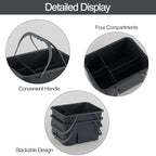 Xyskin Portable Shower Caddy Basket with Handle, Plastic Bathroom Organizer - Image 3