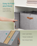 SONGMICS Shoe Organizer for Closet, Fabric Bins, Fits up to 16 Pairs - Image 5