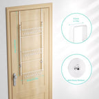 HapiRm Over Door Hat Rack - 3 Tier Wall Mounted Hat Organizer with 30 Movable Clips, Baseball Cap Organizer Storage Holds up to 30 Caps for Door, Bedroom, Closet - Image 7