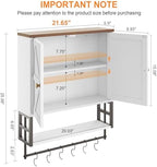Wall Mounted Bathroom Storage Large Farmhouse Medicine Cabinet - Image 3
