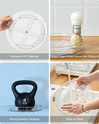 Lazy Susan Organizer, 360 Rotating PET Turntable, 11 Inch 2 Pack - Image 5