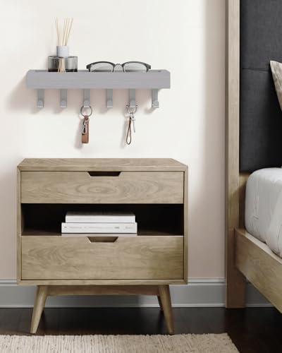 Key Holder Wall Mount Magnetic Adhesive - Key Hooks Rack with shelf - Image 6