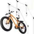 Wallmaster Ceiling Bike Hanger, Bicycle Lift Hoist Pulley System for Garage by Wallmaster