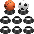 6 pcs Ball Display Stand – Durable Memorabilia Sports Ball Stand Holder for Basketball, pedestal, Soccer, Football, Volleyball Storage Rack by FENGDU