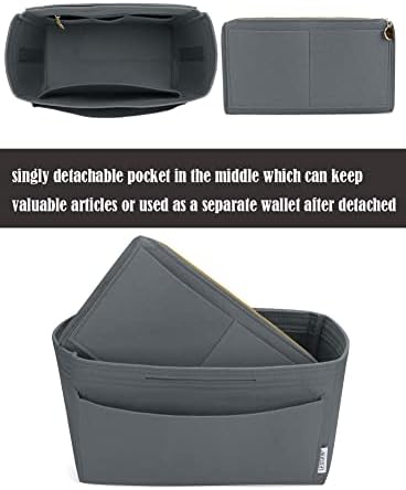 LEXSION Felt Purse Organizer Insert, Tote Bag Shaper Dividers with 5 Sizes - Image 3