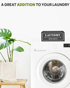 Dryer Sheet Holder Dispenser Container, Space Saving Laundry Room Organization and Storage, Farmhouse Laundry Dryer Sheets Holder for Laundry Room Decor, Fabric Softener Dispenser Containers, Black - Image 2