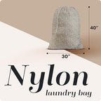 Handy Laundry XL Nylon Laundry Bag 30"x40", 60 lb Capacity, Leopard - Image 2