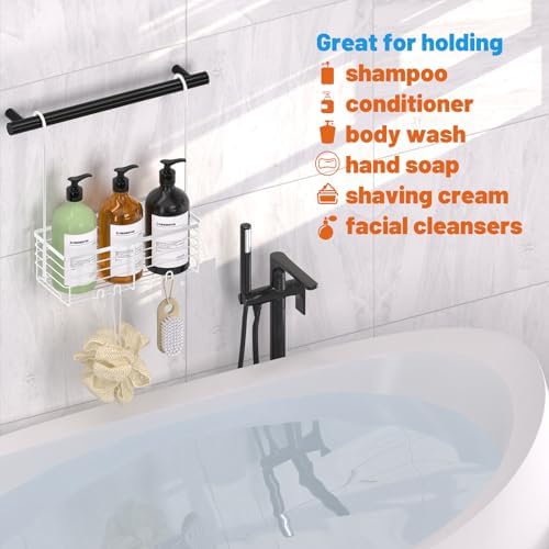 YUOROS Hanging Shower Caddy Shower Rack (White) - Image 6