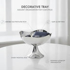 Decorative Tray Electroplated Iron Catchall for Entryway Console and Desk Organization - Image 4