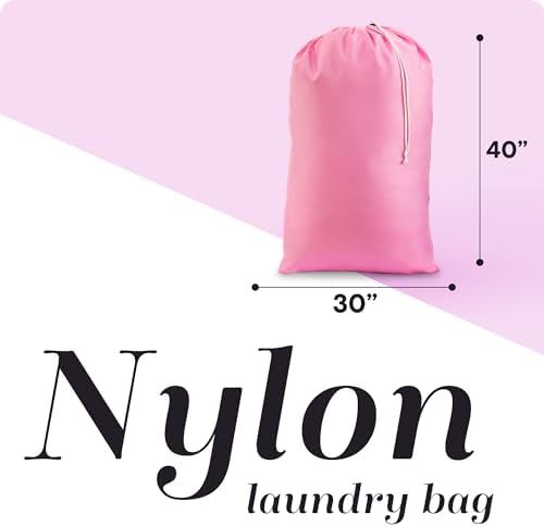 Pink Extra Large Heavy Duty Laundry Bag 30" x 40" - Handy Laundry - Image 2