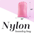 Pink Extra Large Heavy Duty Laundry Bag 30" x 40" - Handy Laundry - Image 2
