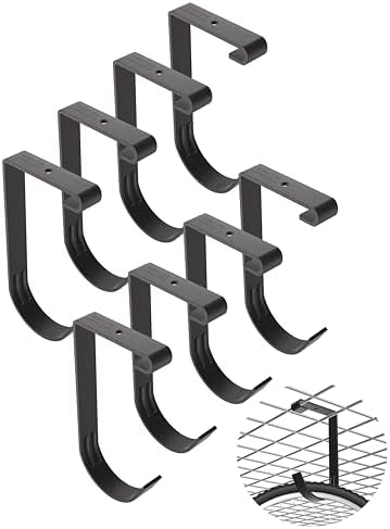 NACETURE Garage Ceiling Rack Bike Hooks, 8 Pack Storage Hooks (Flat Hook) by NACETURE