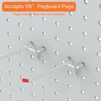 Ultrawall Metal Pegboard Wall Panels, Peg Boards for Garage Tool Storage - Image 4