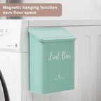 Magnetic Lint Bin for Laundry Room Organization and Storage,Light Green - Image 3