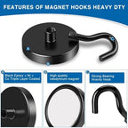 LOVIMAG Magnetic Hooks for Cruise Essentials 2026 Cabins Door 25 P - 170LBS - Image 4