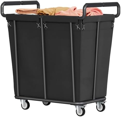 Gewudraw Extra Large Laundry Hamper with Wheels, Heavy Duty Hamper, 360L by Gewudraw