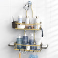 Hanging Shower Caddy Over Shower Head - No Drill Rustproof Shower Rack by Aitatty