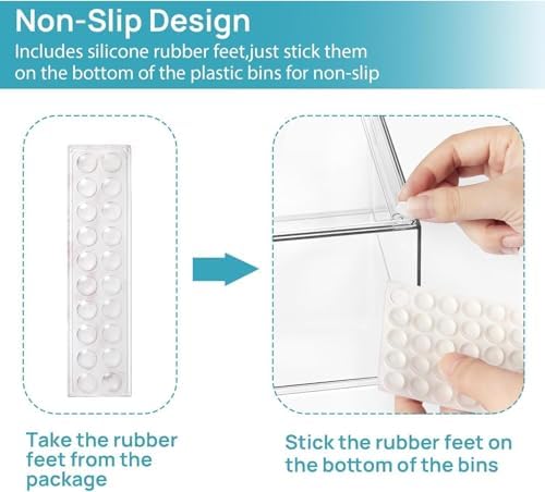 Vtopmart Clear Stackable Storage Drawers Set of 10, Baby Bottle Organizer - Image 7