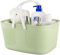 rejomiik Portable Plastic Shower Caddy Basket Organizer with Handles, Green by rejomiik