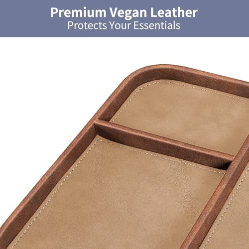 SITHON Valet Tray Trendy Organizer Multifunctional Nightstand Caddy Holder - Image 6
