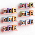 Lifewit Acrylic Floating Shelves for Wall 14" Pink, 6 Pack by Lifewit