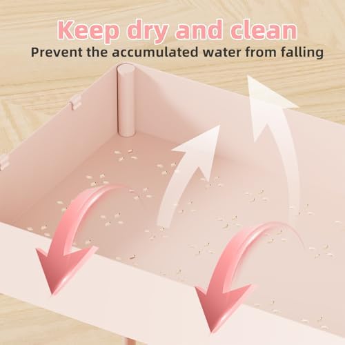 Simple Trending Under Sink Organizer 2 Pack, with Sliding Drawer, Pink - Image 5