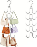 2pcs Purse Hangers for Closet with 20 Hooks Display Rack, Purse Organizer by Unknown