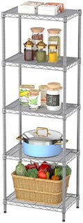 SINGAYE Metal Shelves Wire Shelving Storage Standing Adjustable Shelf Unit by SINGAYE