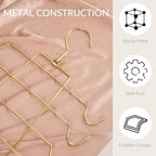 ZEDODIER 3 Pack Tank Top Hanger, Bra Organizer for Closet, Space Saving | 48 Hooks Total, Sturdy Metal, 360° Rotating, Foldable Design, Hanging Closet Organizers and Storage for Apartments and Dorms - Image 2