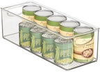 iDesign Plastic Stackable Pantry Bin with Handles, Clear by iDesign