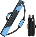 PEKREWS Pool Cue Case, Pool Stick Case 2x2 with 2 Accessories Pockets by PEKREWS