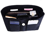 ZTUJO Purse Organizer Insert, Felt Bag Organizer For Handbag, 13 Colors, 6 Sizes (X-Large, Black) by ZTUJO