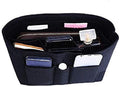 ZTUJO Purse Organizer Insert, Felt Bag Organizer For Handbag Purse Organizer,13 Colors, 6 Size (Medium, Black) by ZTUJO