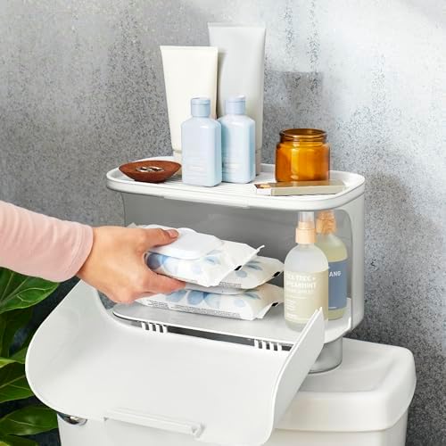 YouCopia HideAway Toilet Cabinet, Over Toilet Bathroom Storage Organizer - Image 2
