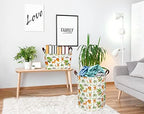 Essme Kids Laundry Hamper,Jungle Laundry Basket Collapsible Greeen Hamper for Kids Room Decor, Animal Hamper,Woodland Storage Basket, Nursery Hamper,Gift Baskets.(Jungle animal) - Image 2