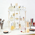 3-Tier Corner Bathroom Organizer Countertop with Hooks, for Makeup, Perfume by Trdongxu