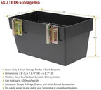 Mytee Products Heavy Duty E-Track Storage Bin for E-Track Systems - Large E-Track Basket Organizer for Trucks, Enclosed Trailer, Garage, Vehicles - E-Track Accessories for Enclosed Trailer - Image 3