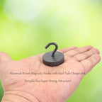 Neosmuk Magnetic Hooks Steel Tube Design for Cruise,100lb+ Grey,10 Pack - Image 2