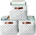 DECOMOMO Storage Bins, Large Fabric Storage Baskets for Shelves 3 Pack by DECOMOMO
