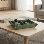 UnionBasic Medium Valet Tray, Jewelry Tray for Rings Earrings, Entryway Catchall Caddy for Coins Keys Change, Nightstand Bedside Valet Holder, Trays for Electronic Gadgets, Malachite Green Plus - Image 7