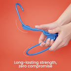 Utopia Home Plastic Hangers 30 Pack – Space Saving Clothes Hanger Blue | Durable & strong | Closet organizer & storage | Ideal for apartments, dorms & stocking stuffers - Image 4