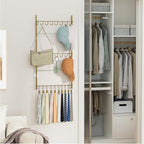 HapiRm Over Door Hat Rack - 3 Tier Wall Mounted Hat Organizer with 16 Hooks and 10 Movable Clips, Baseball Cap Organizer Storage Holds up to 26 Caps for Door, Bedroom, Closet USPTO Patent Pending - Image 6