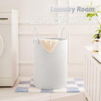 Artfeel Laundry Basket,Woven Cotton Rope Laundry Hamper,40L for Decorative Storage of Dirty Clothes,Toys and Blankets in Bathroom,Baby Room and Living Room - Image 5