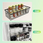 Mefirt 8-Tier Black Over The Door Pantry Organizer, Hanging Shelves - Image 7
