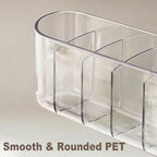 2PCS Clear Inside Medicine Cabinet Door Organiser, Small Bathroom Organizer Adhesive Wall Mounted Storage Compartment Holder for Lipstick,Small items - Image 4