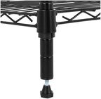 Amazon Basics 5-Shelf Tower Adjustable Storage Shelving Unit for Garage, Rust-Resistant Steel, 150 lbs Per Shelf, 16"W x 16"D x 54"H, Black - Image 5