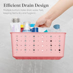 Lifewit Portable Shower Caddy, Plastic Basket Organizer, 1 Pack, Slate Blue - Image 5